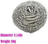 10 Packs Stainless Steel Sponge Scrubber Set, Metal Scouring Pad Stainless Steel Wire Washing Balls for Cookware Cleaning...