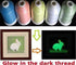Simthread Glow in The Dark Machine Embroidery Thread 1000yards(1000M) 5 spools Set 30WT for Halloween Christmas Embroidery and Sewing Machines...