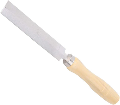 Rhombic File Coated Hand File Wooden Handle Metal Glass Grinding Woodworking Garden Tool Hand Files(5 inches (125mm))...