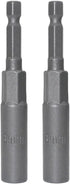 1/4 inch Drive Socket Wrench with Hexagonal Shank Deepened Electric Wrench Adapter Nut Drill Tool 2-pcs (8mm)...