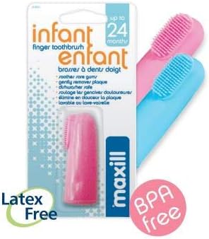 Finger Infant Toothbrush & Gum Massager - 6 Pack...