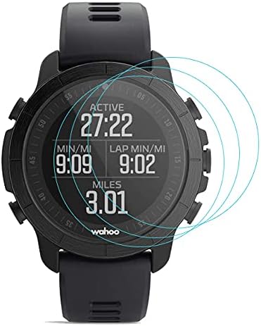 3-Pack compatible with Wahoo ELEMNT Rival Multisport GPS Watch Screen Protector Tempered Glass compatible for Wahoo ELEMNT Rival Multisport GPS Wa...