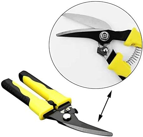 Industrial Scissors Steel Wire Rope Scissor Multi-Purpose Tin Snips ?Scissor Carpet Scissor for Wirerope Stainless Steel Rope Cutter?Garden Prunin...