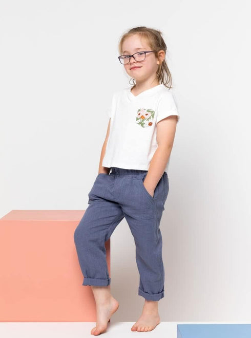 Style Arc Sewing Pattern - Bobby Kids Woven Pant...