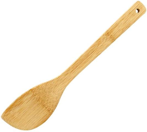 Wooden/Bamboo Kitchen Utensils Set & Kitchen Gadgets, Kitchen Essentials Cooking Utensils, Spatulas, Spoons and Crepe Spreader (3pc Set-Spoon, Fla...