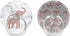2 Pack/Cell Phone Ring Holder 360 Degree Rotation Finger Stand Works for All Smartphone and Tablets-Rose Gold Elephant on Marble Clear Tribal Patt...
