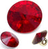 6-pcs 12mm Austria Crystal 1122 Rivoli Button with Shank, SW-1122BT (Light Siam (6-pcs))...