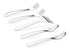 Baby Stainless Steel Utensil Set. Education series. Stainless #304 (18/8) 5pc Set (2 Spoons, 2 Forks, 1 Baby Butter Spreader/Food Pusher). Suitabl...