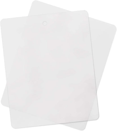 Multi-Pack Thin Clear Flexible Plastic Cutting Board Mat, 12" x 15" (8, Clear)...