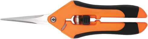 Pruning Shears 6.5 Inch,Gardening Hand Pruner Pruning,Straight Stainless Steel Scissors,Orange...