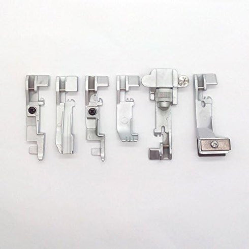HONEYSEW Overlock Serger 6 Presser Feet Set for Singer 14CG754 14SH654 14SH754 14hd854 14U555 14U557 Consew 1...