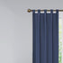 PAIRS TO GO Montana Modern Decorative Tab Top Window Curtains for Bedroom or Living Room (2 Panels), 30" x 84", Indigo...