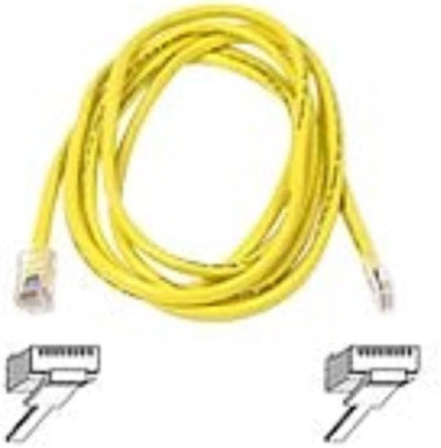 Belkin 4ft 10/100BT RJ45M/RJ45M CAT5E Patch Cable (Yellow)...