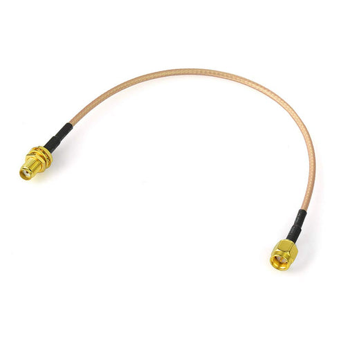 BINGFU SMA Female Bulkhead Mount to SMA Male RG316 Antenna Extension Cable 12 inch 30cm 2-Pack Compatible with 4G LTE Router Cellular SDR USB Dong...