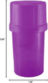 Storage Container w/Built-In Grinder - Purple...