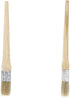 2PCS Round Paint Brush Wooden Handle Different Size 20mm 25mm Acrylic Watercolor Oil Painting Beginner Tool Furniture Waxing Brush...