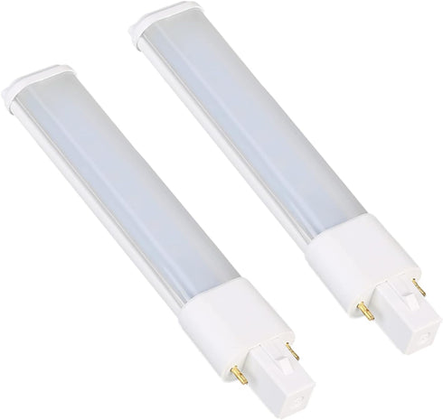 2 Pack 5W G23 LED Bulb, 2 pin U Shaped PL CFL PLS-9W Replacement, 5.3" Length G23 Bulb Plug and Play 2Pin LED Tube, Daylight White G23 Bulb 500LM ...