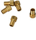 2Pcs Gold Presta Valve Adaptors, Convert Presta to Schrader Adapter for Bike, Inflate Tire Using Standard Pump or Air Compressor, One Size?Tires a...