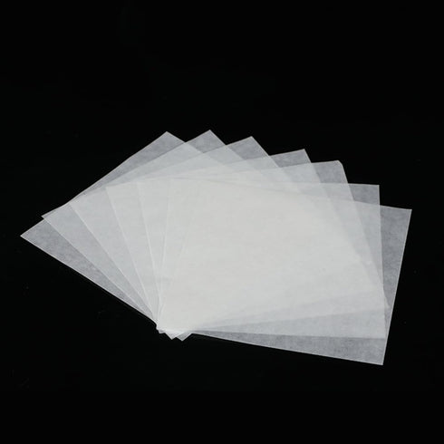 500PCS 100x100mm Non-Absorbent Nitrogen-Free Gloss Paper Sheets Cellulose Weighing Paper Weighing Paper for Scale Measurement Samples Transfer Lab...