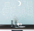190 Gold Star Constellation Wall Decal Kids Bedroom Removable Decoration Outer Space Nursery Sticekrs Zodiac Astronomy Art Mural Decor ZB162 (Whit...