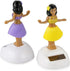 Blue Solar Powered Dancing Hula Girl Dashboard Decorations Swinging Bobbleheads Toy Collection Figurines for Auto Interior Home Decor Solar Power ...
