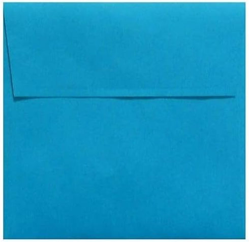 LUXPaper Square Invitation Envelopes | Peel & Press | 5" x 5" | Pool Blue | 80lb. Text | 50 Qty...