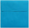 LUXPaper Square Invitation Envelopes | Peel & Press | 5" x 5" | Pool Blue | 80lb. Text | 50 Qty...