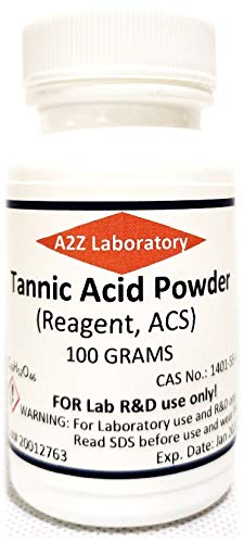 Tannic Acid Powder/Crystals/Reagent ACS/High Purity / 100 Grams/USA Made/Same Day Ship...