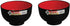JapanBargain, Set of 2 Japanese Large Ramen Bowls – 38oz Pho, Udon, Noodle, and Cereal Bowls – Black and Red Lacquer Plastic – Microwave & Dishwas...