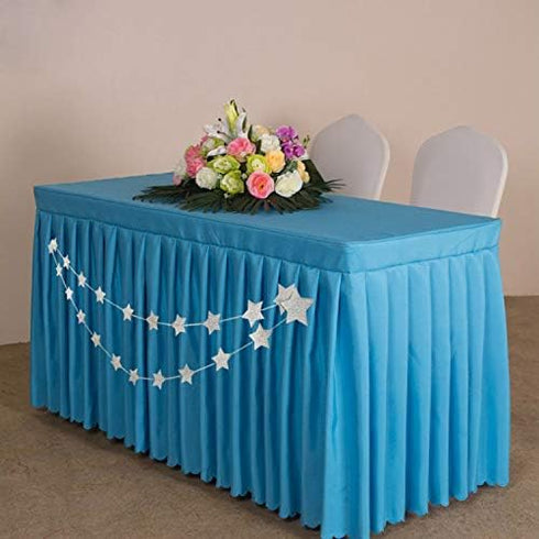 6 Pcs Glitter Silver Star Paper Garland Christmas Birthday Party Decorations Sparkling Bunting Banner Hanging Decorations for Bridal Shower Baby S...
