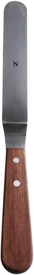 Professional Cake Decorating Tools - Stainless Steel 6.5" Offset Cake Spatula - Icing Spatulas with Wood Handle (6.5 inch)...