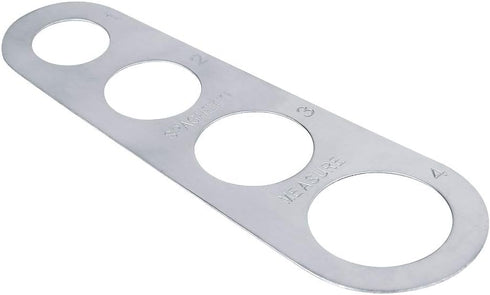 Stainless Steel Spaghetti Measurer Measuring Tool 4 Hole Measure Portion Control Cooking Pasta Ruler...