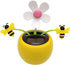 Sunflower Honey Bee Solar Dancing Flower Sunflower Toys, Solar Dancing Figurines Ornament, Dancing Flower, Car Swinging Dancing Toy Car Windowsill...