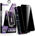 Protective Film Set for iPhone 15 Pro Max - 2 Tempered Glass Protectors with Anti-Spy and Dust-Free Storage Box - Full Screen Coverage (iPhone 15 ...