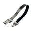 xiwai 1.0M USB 2.0 Type-A Male to USB-C Type-C Male Data Flat Slim FPC Cable for FPV & Disk & Phone...
