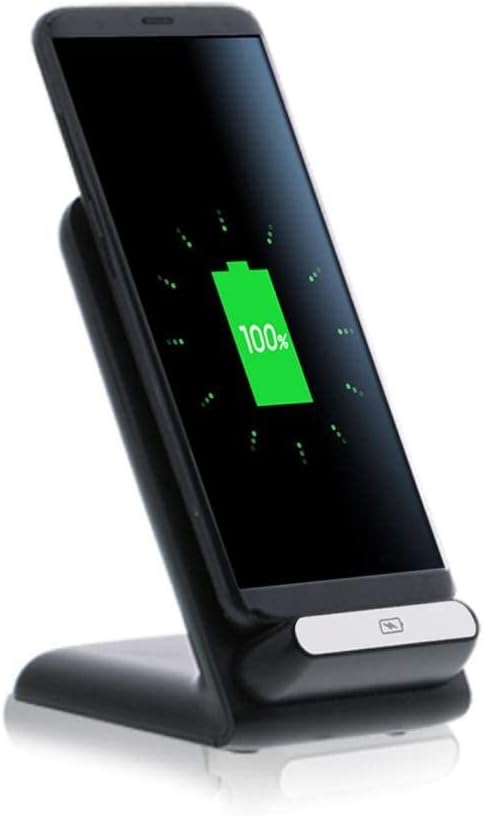Xtreme Wireless WC8-1006-BLK Black Desktop Wireless Charger with Qi Compatiblity...
