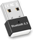 Bluetooth 5.3 Adapter for PC, USB Bluetooth Adapter Dongle, USB EDR Bluetooth Wireless Transmitter Receiver for Desktop, Laptop, PC, Headset, Keyb...