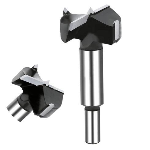 1-3/8 Inch Carbide Forstner Drill Bit, Carbide Tipped Forstner Bit for Hard Wood, Wood Drilling Bit Woodworking Hinge Cutter Tool Kits for Wood Pl...
