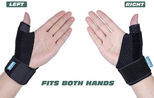 Compression Reversible Thumb & Wrist Stabilizer Splint(Improved Version) for BlackBerry Thumb, Finger, Pain Relief, Arthritis, Tendonitis, Spraine...