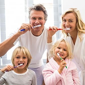 30 pcs Bulk Toothbrushes Individually Wrapped, Colorful Manual Disposable Travel Toothbrush for Adult, Kid, Medium Soft Bristles for Travel, Hotel...