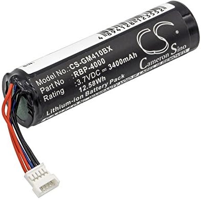 Battery for D*atalogic GM4100,GM4130,GM4400,GM4430,GBT4400,GBT4430,GM4100-BK-433Mhz,RBP-GM40,fits P/N:RBP-4000,BT-8 (3400mAh/12.58Wh)...