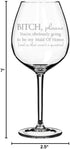 Wine Glass Goblet Funny You're Obviously Going To Be My Maid of Honor Will You Be My Proposal (20 oz Jumbo)...
