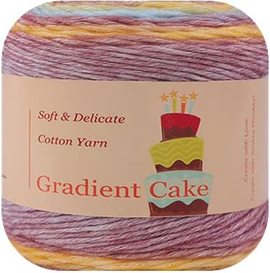 2-pk Gradient Cake Cotton Ball by Yonkey Monkey (1170) Knitting Crochet......