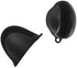 Mini Oven Mitts, Cooking Pinch Grips, Silicone Potholder for Kitchen Cooking 2pcs (Black)...