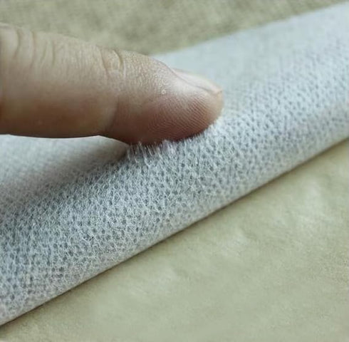 Self-Adhesive Linen Repair Fabric Patch - 17.2''x60'' Roll Brown Fabric Repair Tape for Couches,Sofa,Clothing,Scrapbooking, Fabric, Decor, Craftin...