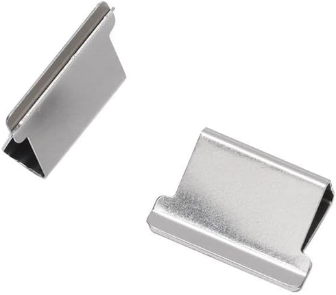 1 Piece Reusable Portable Handheld Paper Clam Clip Staple with 108 Reusable Stainless Steel Metal Refill Clips,Fast Paper Clipper for Office Docum...
