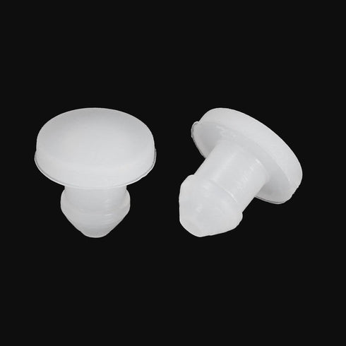 MECCANIXITY Silicone Snap in Locking Hole Plugs Rubber Panel Seal Cover Flush Type Panel Round for Kitchen Rubber Bulkheads Waterproof Sealing Plu...
