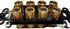 Black Speaker Wall Plate 16 Post for 8 Speakers and Color Coded for Home Theater System Dolby Audio Dolby Sound HDTV by Hookup.com....