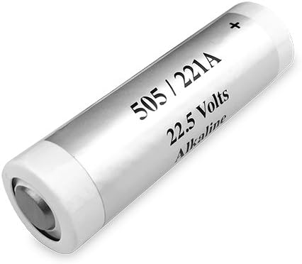 A221 505A Alkaline 22.5V Battery NEDA 221, 15F15, 15LR54, 221, 221A, 333, 505, 505A, 505E, 75, A221, A221/505A, A505, B, B155, BA333U, BL-MV15, BL...