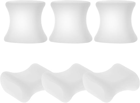 12Pcs Gel Toe Separators Soft Toe Spacers Bunion Corrector Pads Overlapping Toes Orthotics for Men Women Sports Activities Calluses Crooked Toes H...
